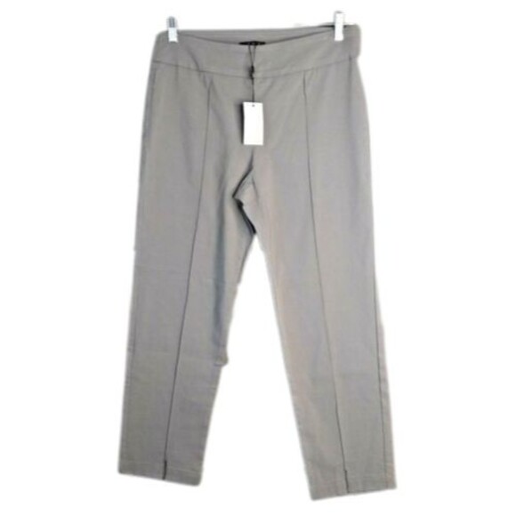 Alisha D. Straight Leg Pullon Stretch Slack/Pant Women's Size 10 Anna (Gray) - Picture 1 of 9